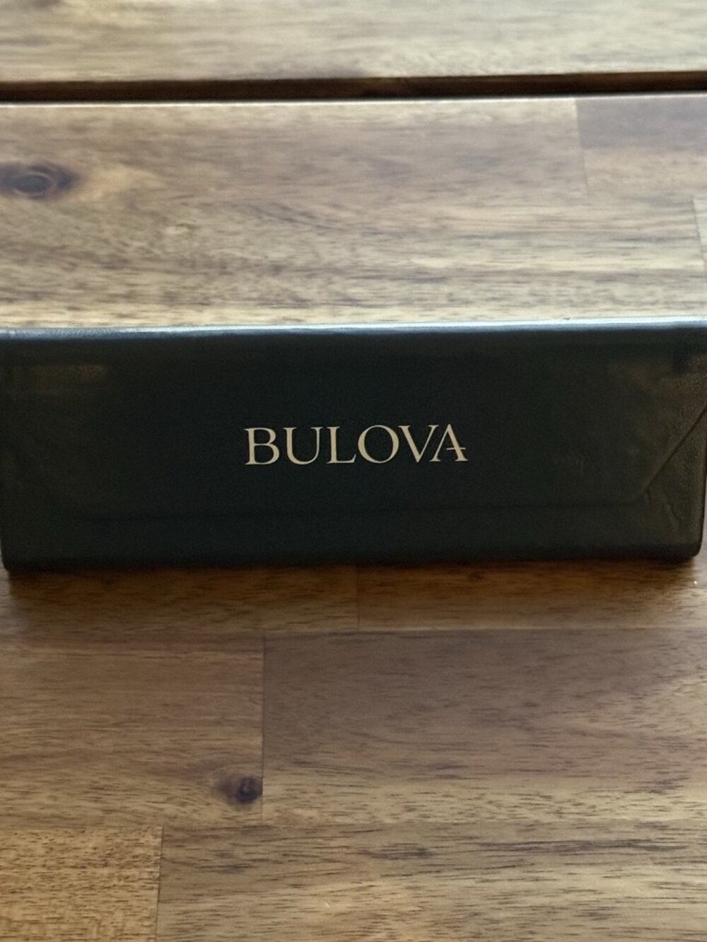 Bulova Triangular Folding Hard Case Only Glasses … - image 1